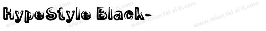 HypeStyle Black字体转换